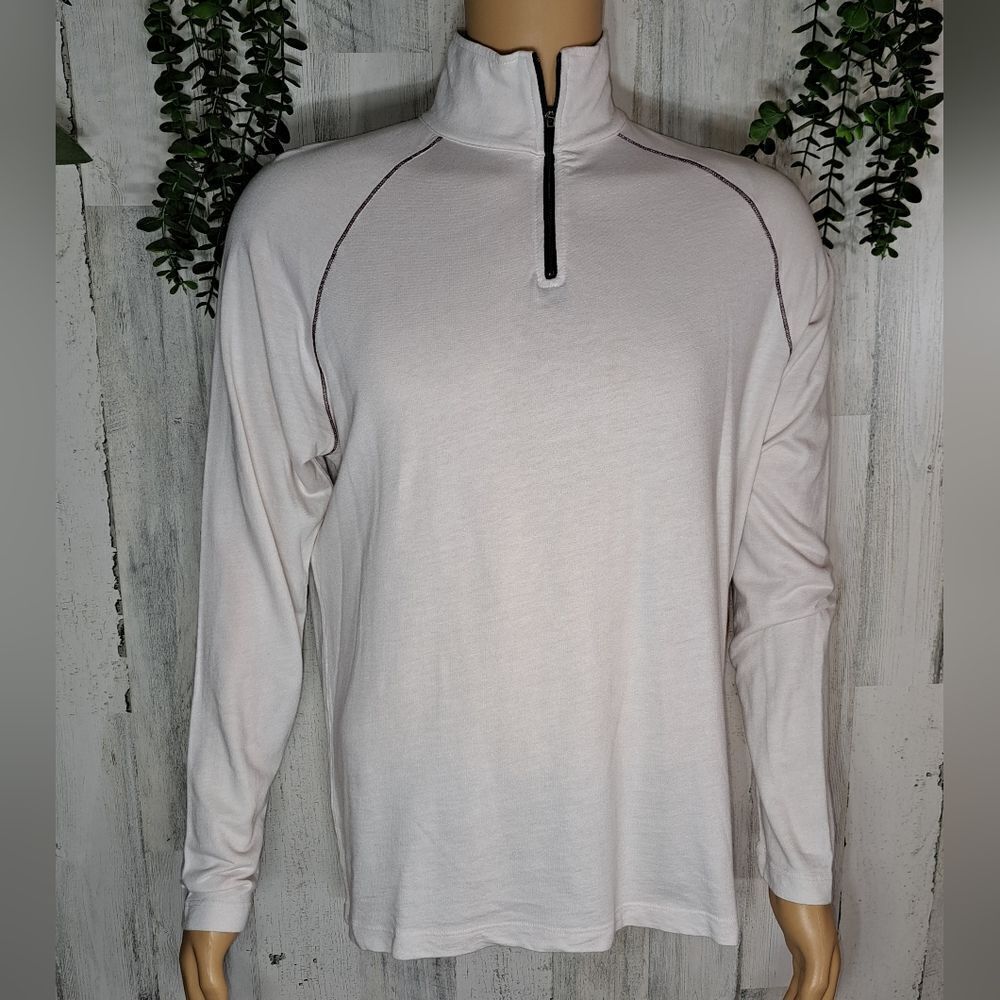 Agave Zip Mock Neck Long Sleeve NWT/NWOT